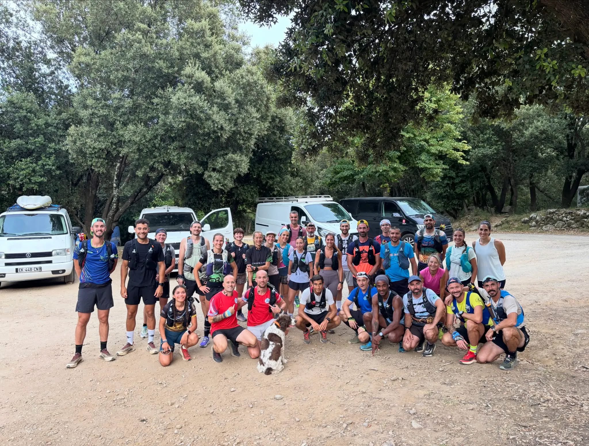 Les coureurs des 12 h dans le Caroux contre la sclérose en plaques